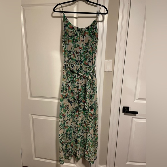 Green floral maxi dress - Picture 1 of 4